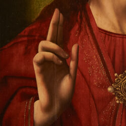 Christ as Salvator Mundi Detail 2