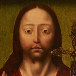 Christ as Salvator Mundi Detail 1
