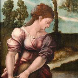 Christ and the Samaritan Woman at the Well detail 2