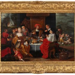 The Rich Man and Lazarus framed