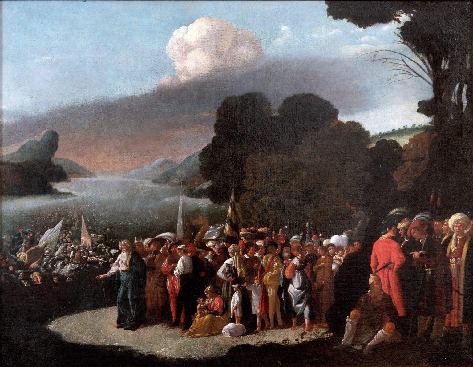 Pharaoh's Army Engulfed by the Red Sea