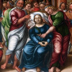 Dormition of the Virgin Detail 1