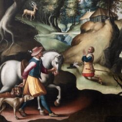 The Conversion of St. Hubert Detail 1